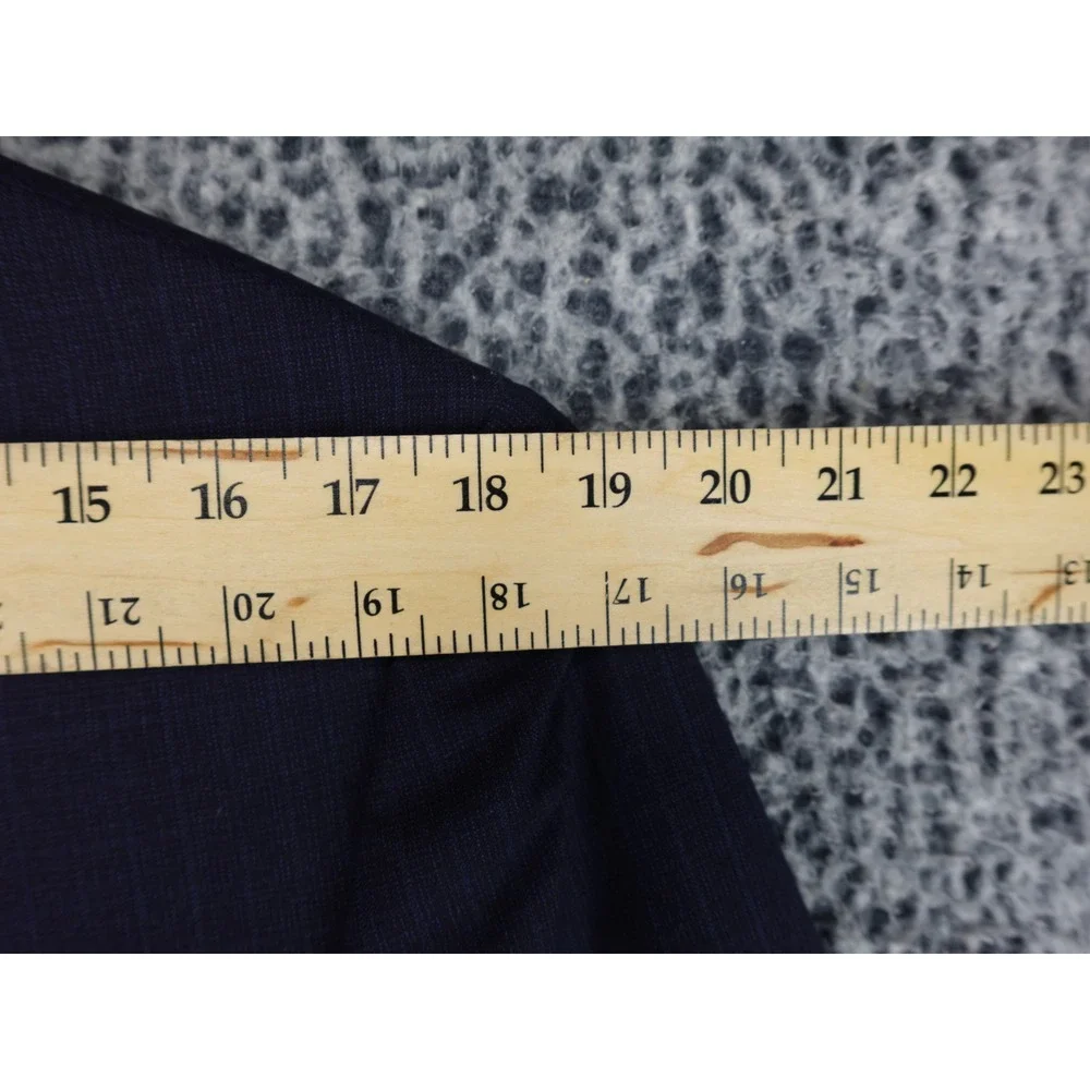 Jos. A. Bank Signature Gold‎ Blazer Mens 42R Blue Plaid Wool Two Button Jacket